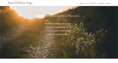 Desktop Screenshot of anneobrienyoga.com